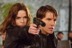 Rebecca Ferguson and Tom Cruise in 'Mission Impossible'