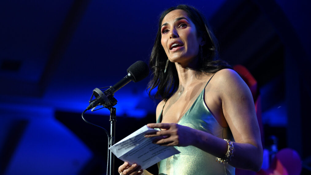 Padma Lakshmi attends the Full Bloom: The 2023 Moth Ball Honoring Hasan Minhaj