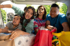 Roman Pesino, Zoriah Wong, Rakhee Morzaria, and Andrew Phung in 'Run the Burbs'