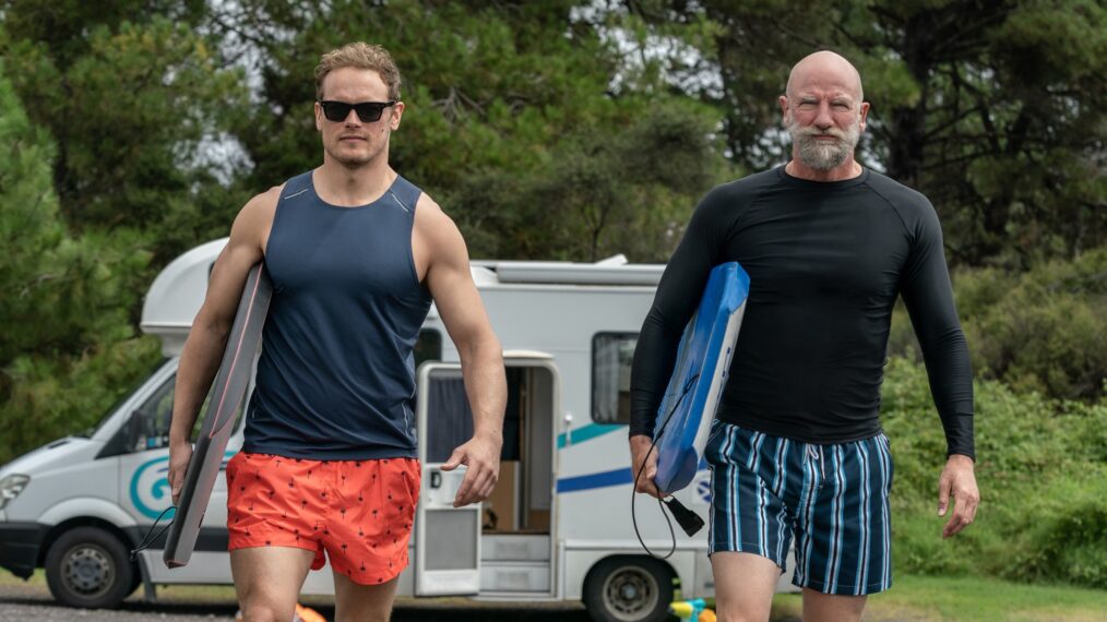 Sam Heughan & Graham McTavish Hit The Road For 'Men In Kilts' Season 2 ...