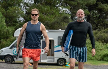 Sam Heughan and Graham McTavish in 'Men in Kilts: A Roadtrip with Sam & Graham' Season 2