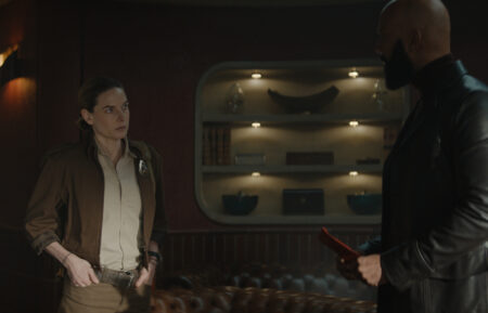 Rebecca Ferguson and Common in 'Silo'