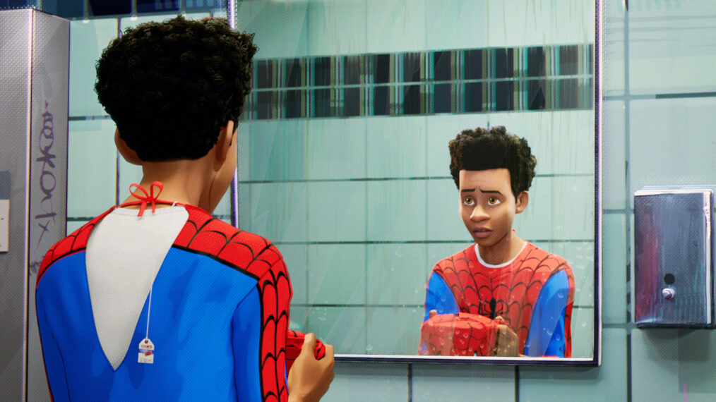 Miles Morales (Shameik Moore) in Columbia Pictures and Sony Pictures Animation's SPIDER-MAN: INTO THE SPIDER-VERSE