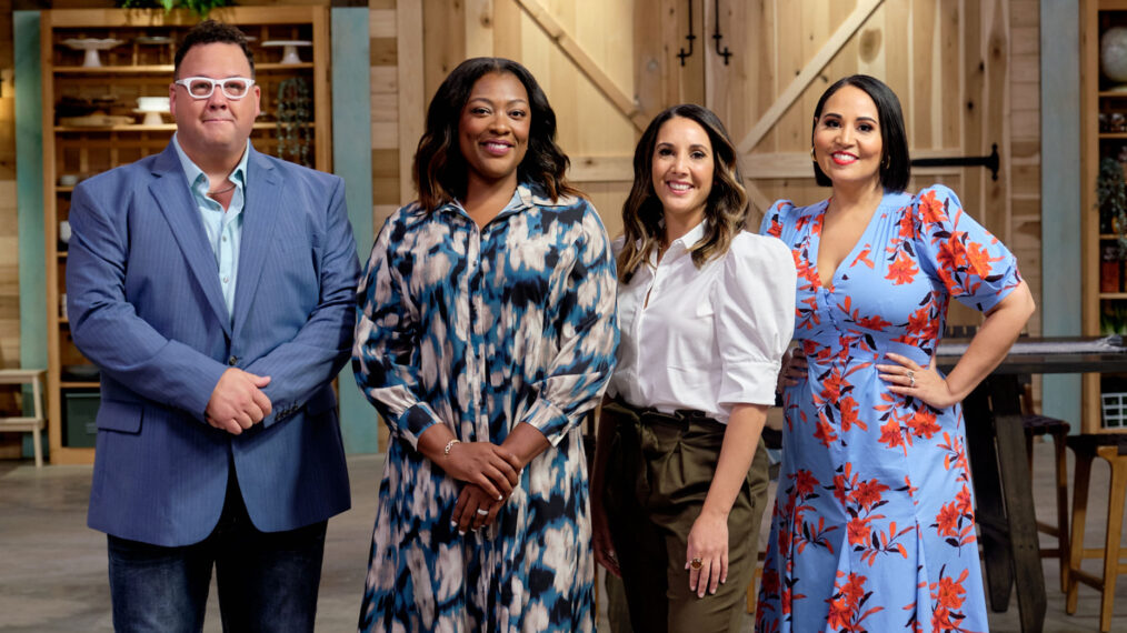 Graham Elliot, Tiffany Derry, Leah Cohen, and Alejandra Ramos in 'The Great American Recipe'