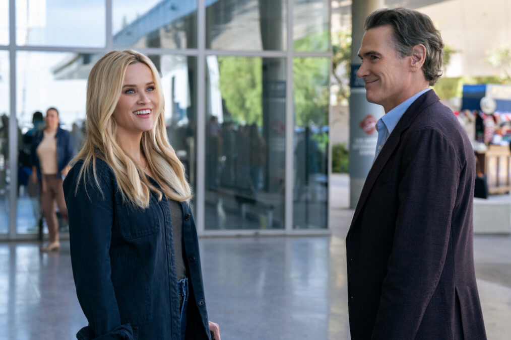 Reese Witherspoon and Billy Crudup in 'The Morning Show' Season 3