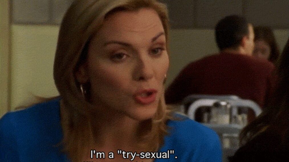 Kim Cattrall as Samantha Jones in Sex and the City