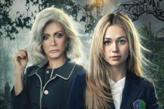 Donna Mills and Brec Bassinger in 'VC Andrews Dawn'