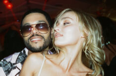 The Weeknd and Lily-Rose Depp in 'The Idol' series premiere