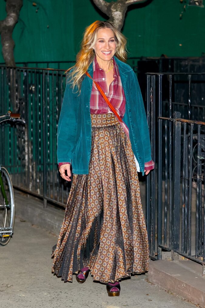 Sarah Jessica Parker on the set of 'And Just Like That...' Season 2