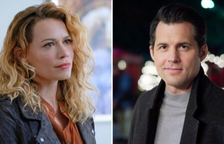 Bethany Joy Lenz in 'An Unexpected Christmas,' Kristoffer Polaha in 'A Dickens of a Holiday'