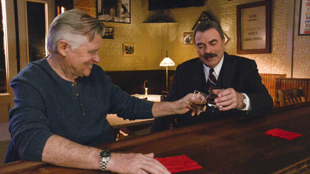 Treat Williams and Tom Selleck in 'Blue Bloods'