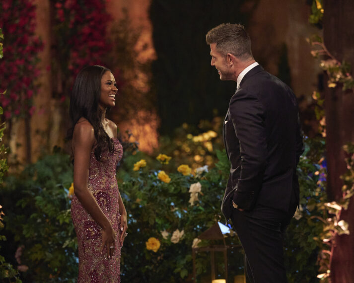 Charity Lawson and Jesse Palmer in the Season 20 premiere of 'The Bachelorette' on ABC