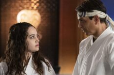 Mary Mouser and Ralph Macchio in 'Cobra Kai' Season 5