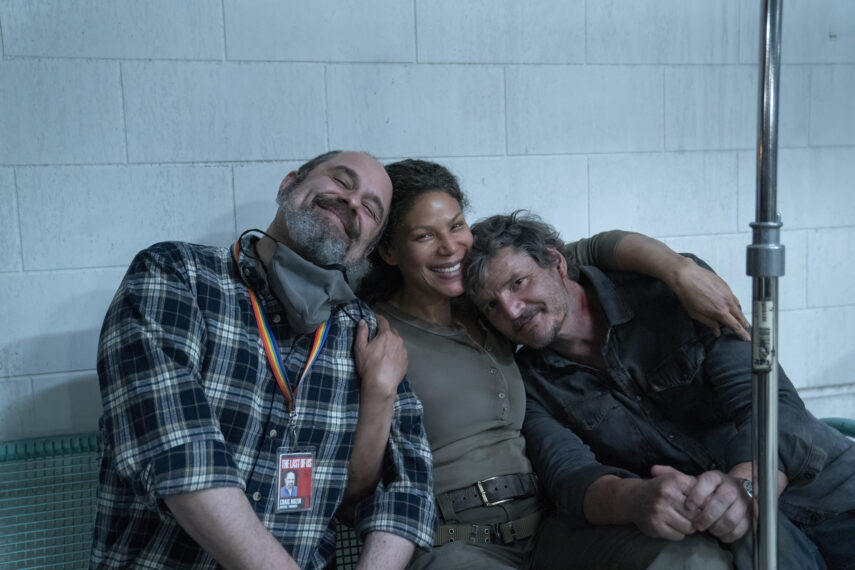 Craig Mazin, Merle Dandridge, and Pedro Pascal of The Last of Us