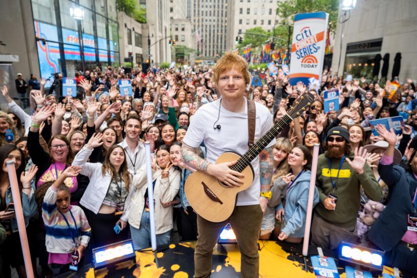 Ed Sheeran at 'Today'