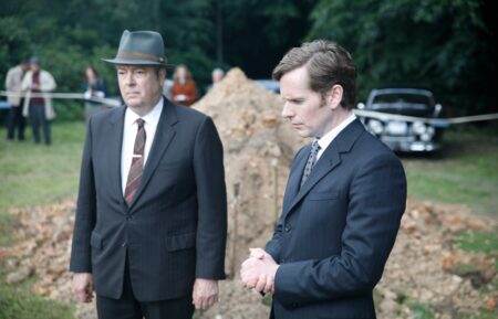 Roger Allam and Shaun Evans in Endeavour