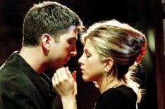 David Schwimmer and Jennifer Aniston in 'Friends' - 'The One Where Ross Finds Out'