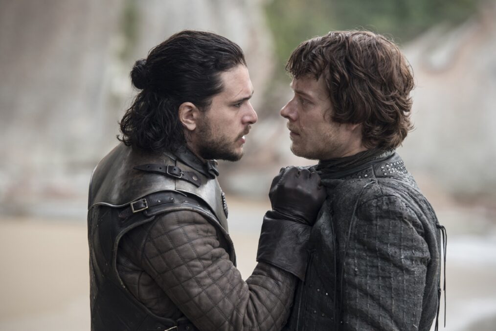 Kit Harington and Alfie Allen in 'Game of Thrones'