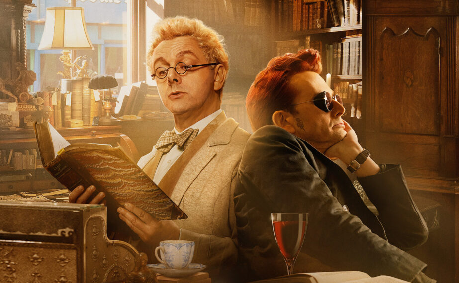 Michael Sheen and David Tennant in 'Good Omens' Season 2 poster