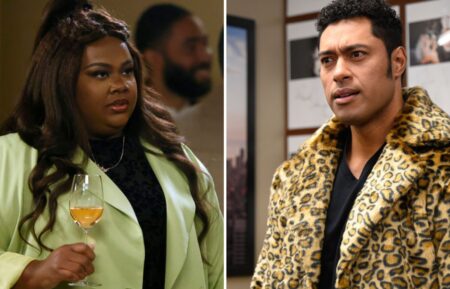 Nicole Byer in 'Grand Crew' and Uli Latukefu in 'Young Rock'