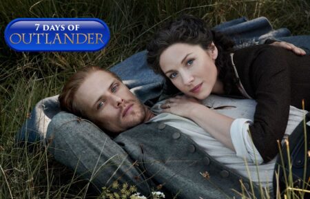 Sam Heughan and Caitríona Balfe in 'Outlander'