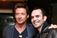 Hugh Jackman and chef Dominique Ansel eat donuts in NYC in 2013