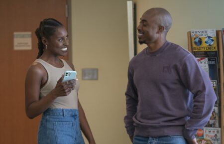 Issa Rae and Richard Nevels in Insecure