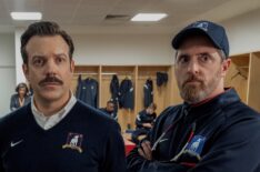 Jason Sudeikis and Brendan Hunt in Ted Lasso