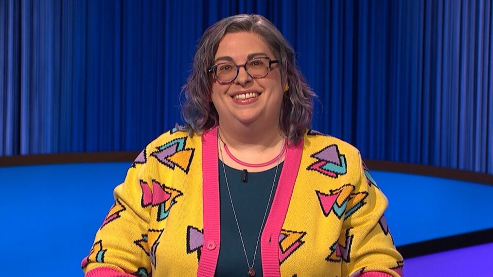 Alicia Korenman in the June 29, 2023, episode of 'Jeopardy!'