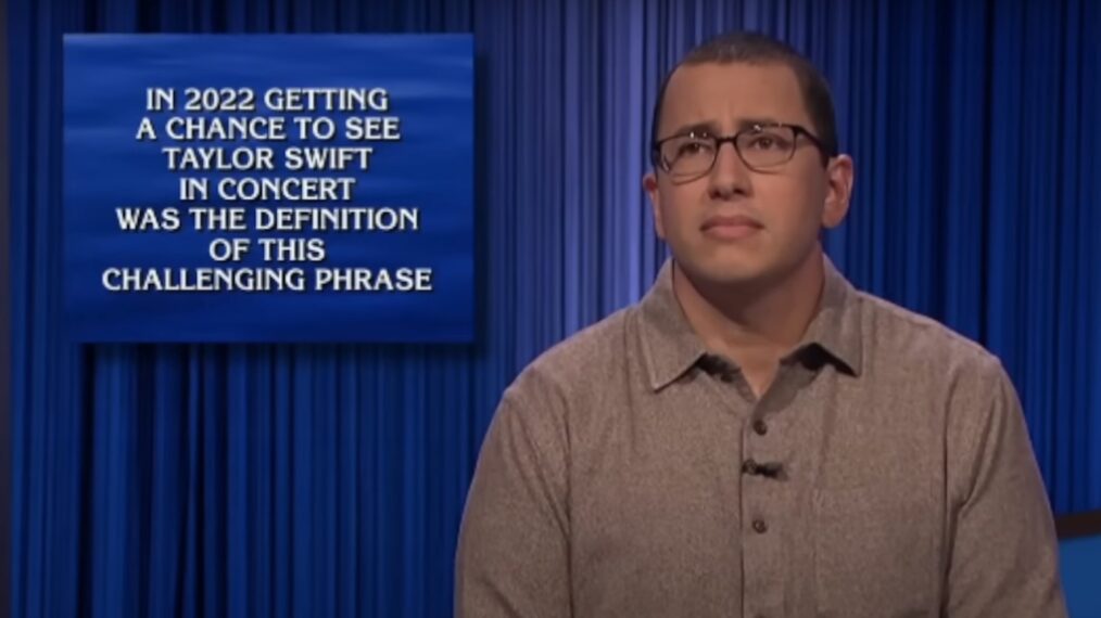 Ben Goldstein reads the third Daily Double in the Wednesday, June 21, 2023 episode of 'Jeopardy!'