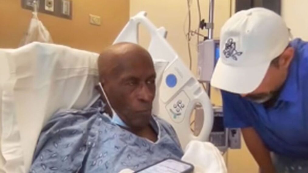 John Amos in hospital with son K.C. Amos