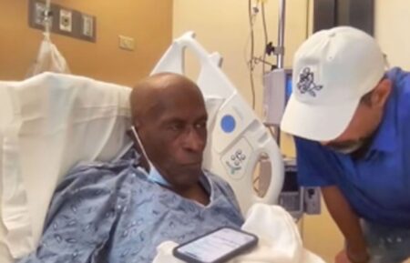 John Amos in hospital with son K.C. Amos