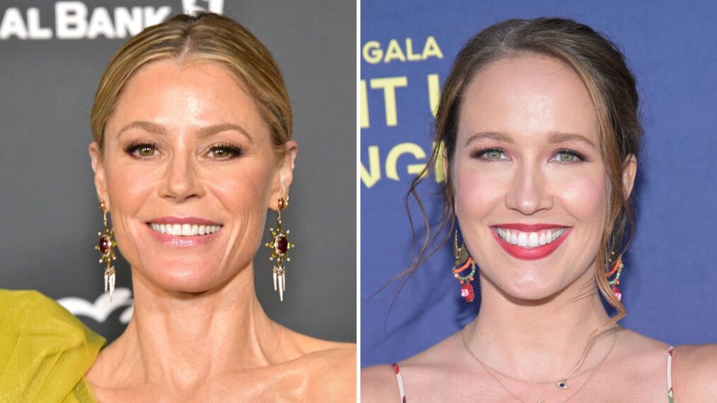 Julie Bowen (L); Anna Camp (R)