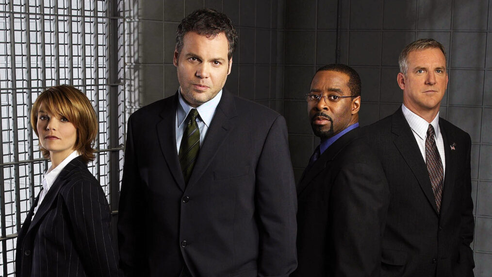 Kathryn Erbe, Vincent D'Onofrio, Courtney B. Vance, and Jamey Sheridan on 'Law & Order: Criminal Intent'