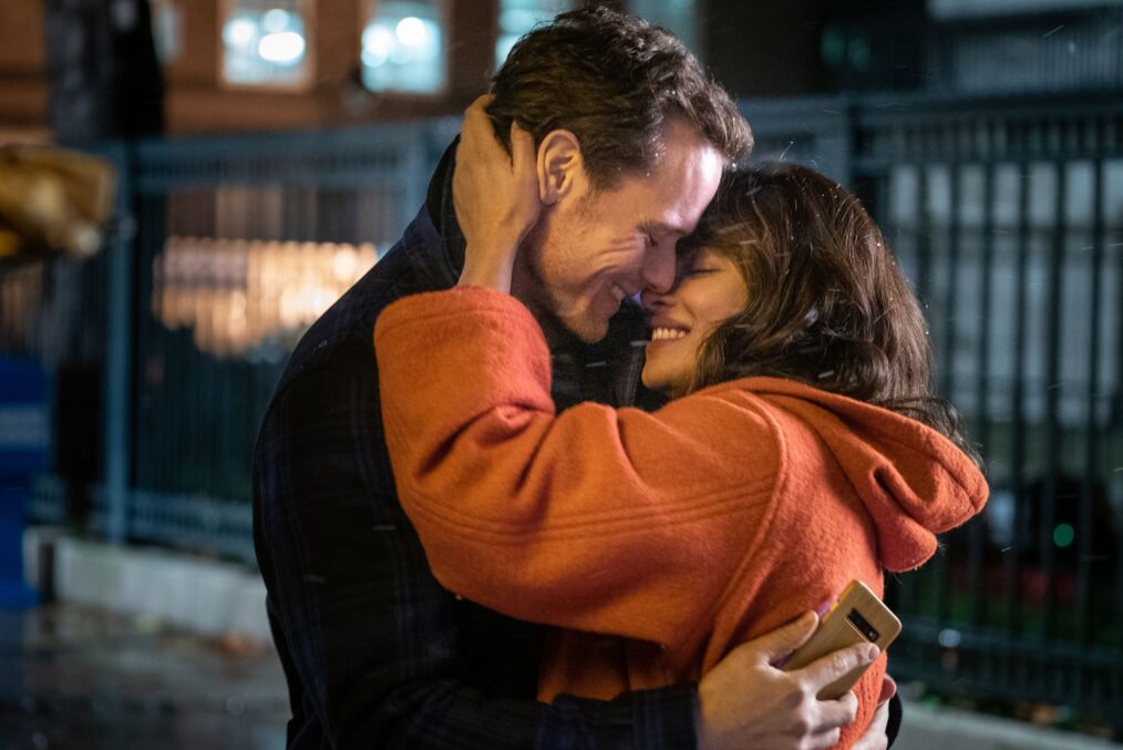 Sam Heughan and Priyanka Chopra Jonas in 'Love Again'