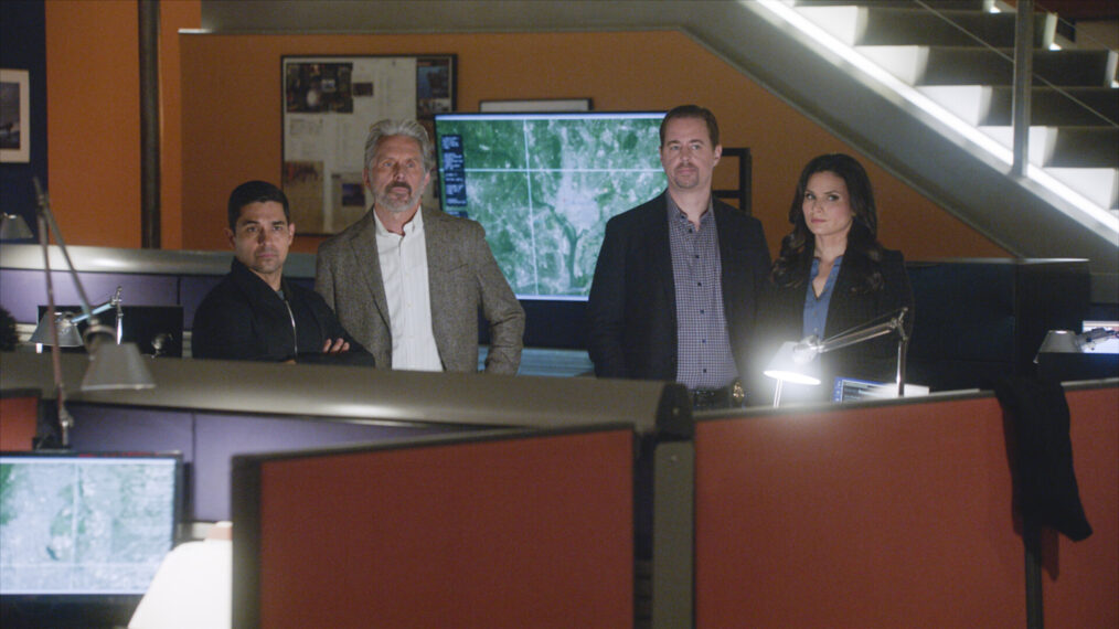 Wilmer Valderrama, Gary Cole, Sean Murray, and Katrina Law in 'NCIS'