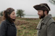 Caitriona Balfe and Richard Rankin in 'Outlander' Season 7