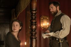 Caitriona Balfe and Richard Rankin in 'Outlander' Season 7