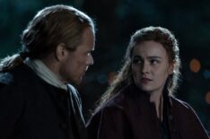 Sam Heughan and Sophie Skelton in 'Outlander' Season 7