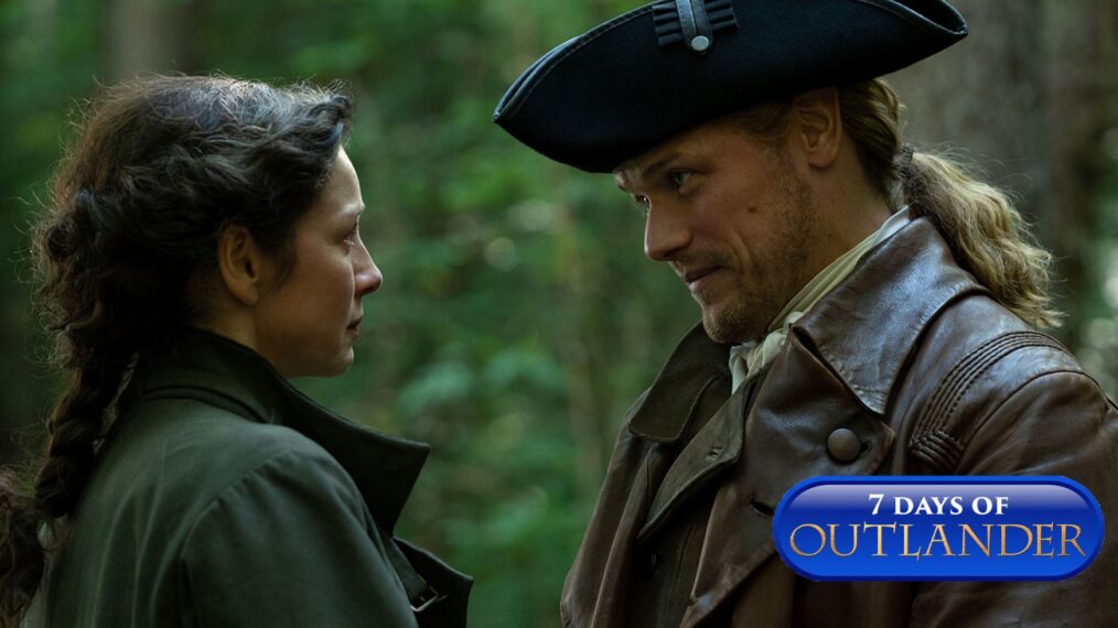 Caitriona Balfe and Sam Heughan in 'Outlander' Season 7