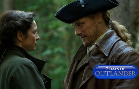 Caitriona Balfe and Sam Heughan in 'Outlander' Season 7