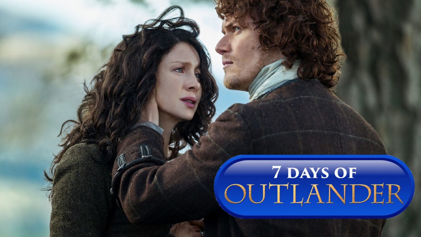 Caitriona Balfe and Sam Heughan in 'Outlander'