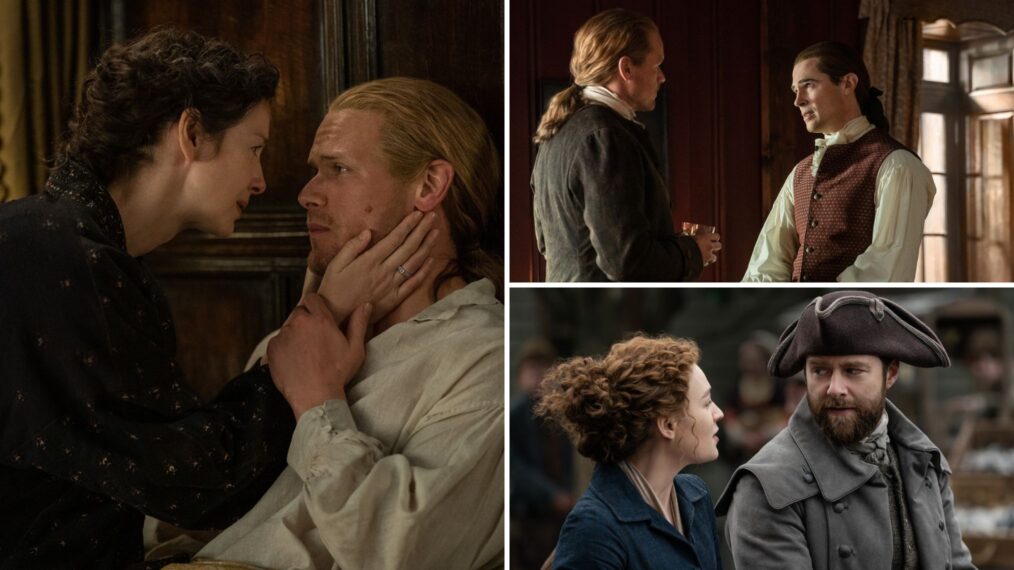 Caitriona Balfe, Sam Heughan, David Berry, Sophie Skelton, and Richard Rankin in 'Outlander' Season 7