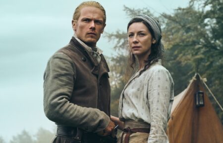 Sam Heughan and Caitriona Balfe in 'Outlander' Season 7