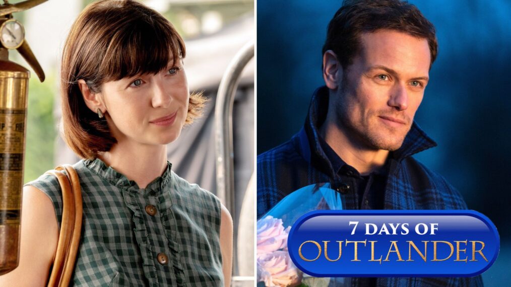 Caitriona Balfe in 'Ford v. Ferrari' and Sam Heughan in 'Love Again'
