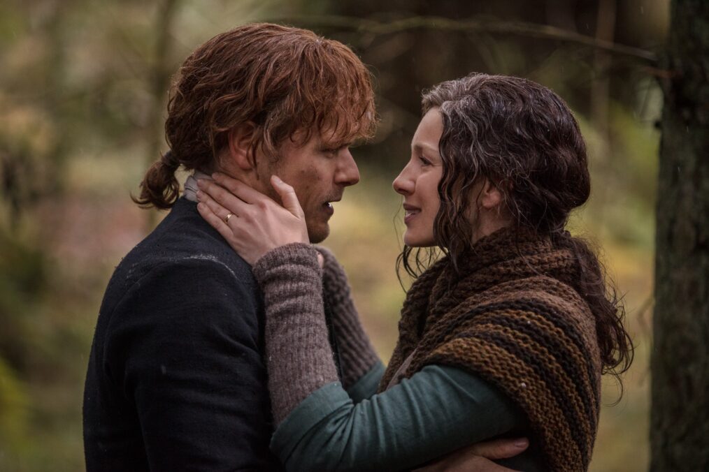 Sam Heughan and Caitriona Balfe