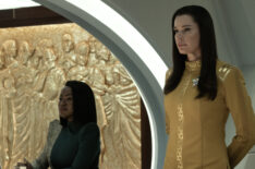 Yetide Badaki and Rebecca Romijn in 'Star Trek: Strange New Worlds'