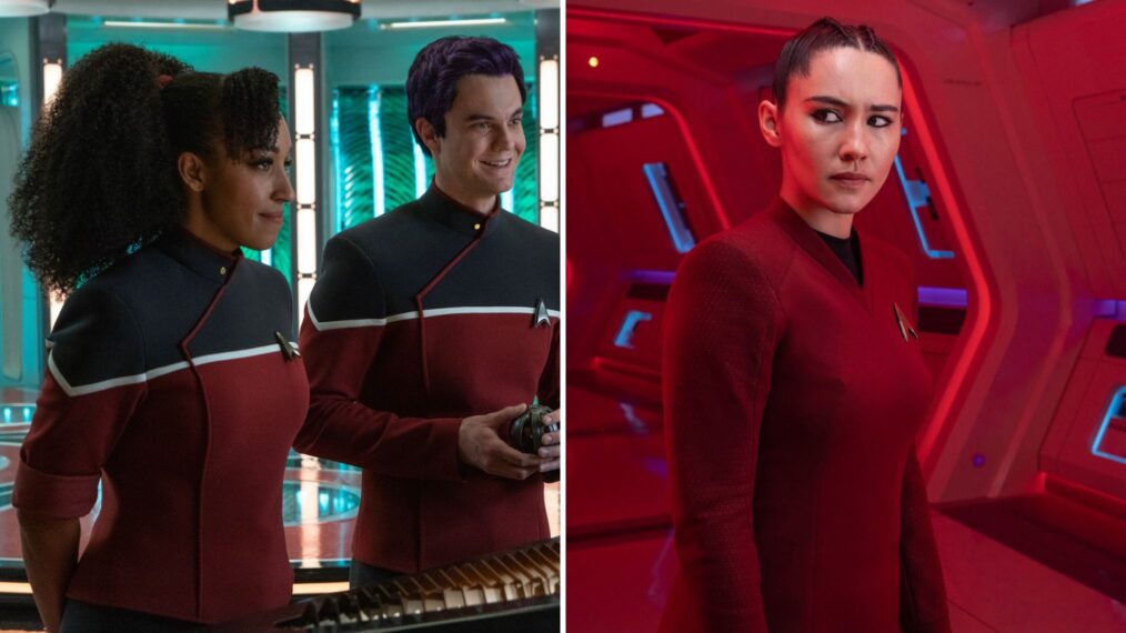 Tawny Newsome, Jack Quaid, and Christina Chong in 'Star Trek: Strange New Worlds'