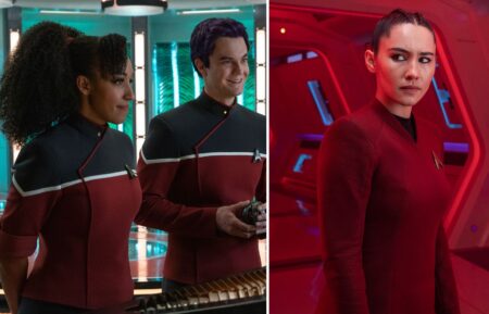 Tawny Newsome, Jack Quaid, and Christina Chong in 'Star Trek: Strange New Worlds'