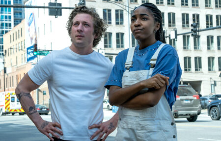 Jeremy Allen White and Ayo Edebiri in 'The Bear'